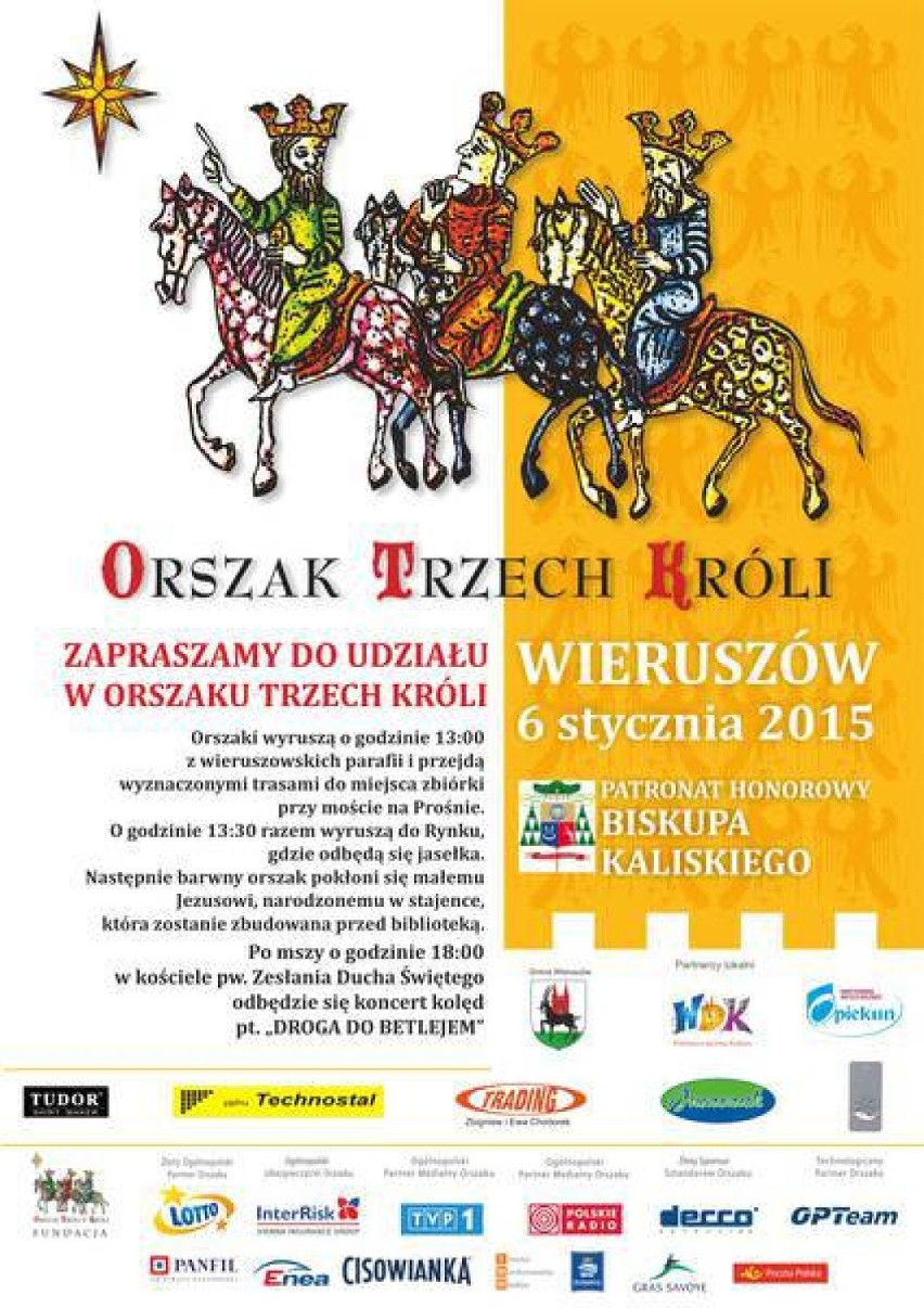 Orszak Trzech Króli w Wieluniu i Wieruszowie