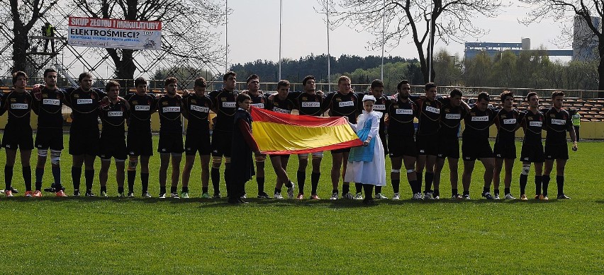 Mistrzostwa Europy U 18 w Rugby w Szamotułach: Hiszpanie...