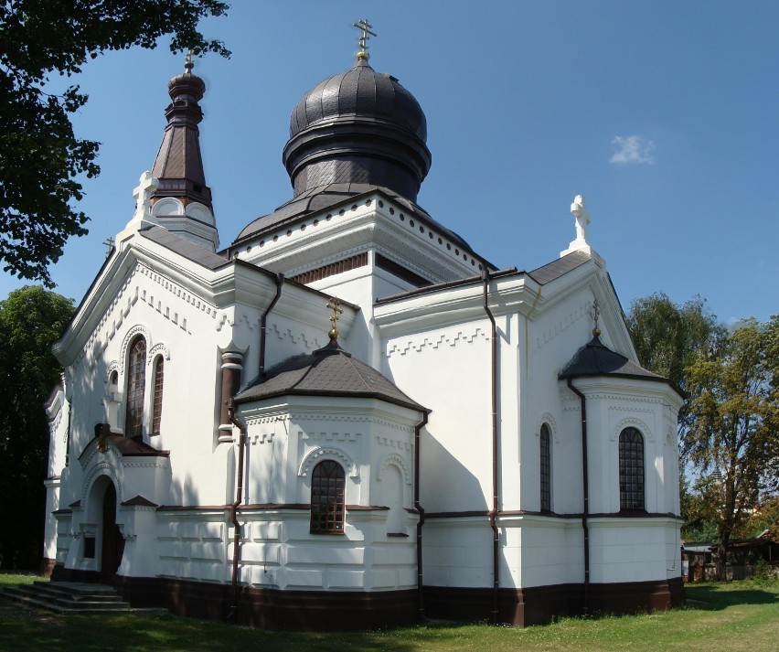 Cerkiew Narodzenia Najświętszej Maryi Panny we Włodawie. Murowaną cerkiew unicką we Włodawie wzniesiono w latach 1840–1843.