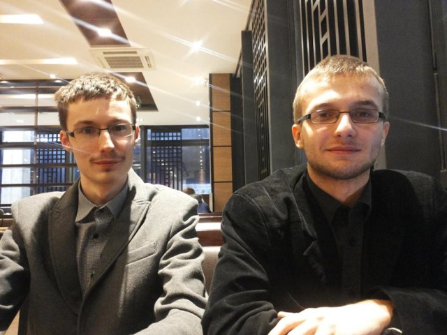 Od lewej Daniel Jakubowski i Mariusz Łęczycki