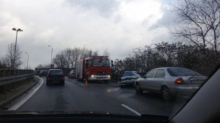 Wypadek w Katowicach DTŚ: