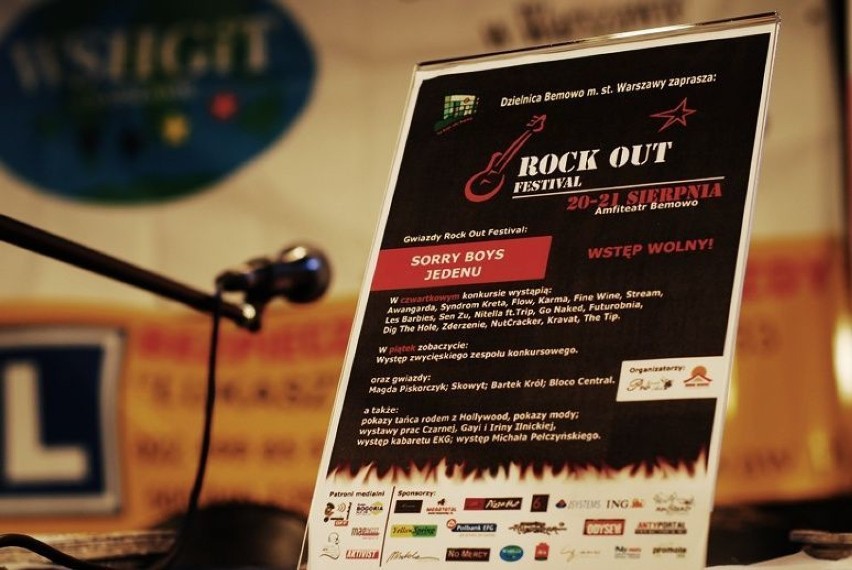 Plakat Festiwalu ROCK OUT