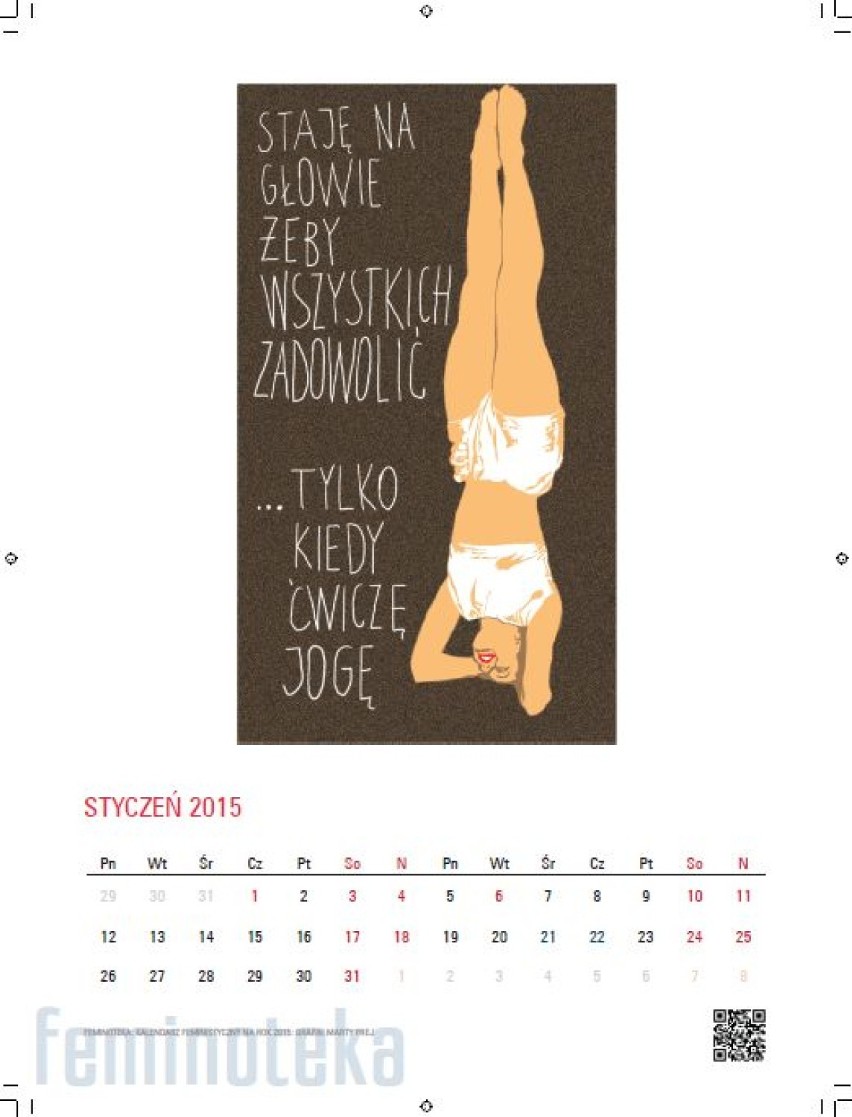 Feministyczny kalendarz Marty Frej