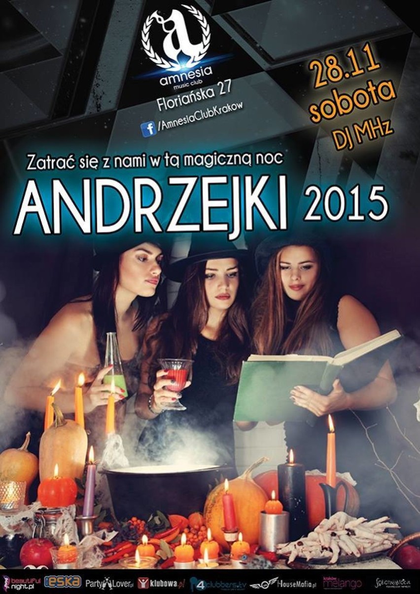 Amnesia Club
Kraków, ul. Floriańska/27

20:00 Od 28.11.2015...