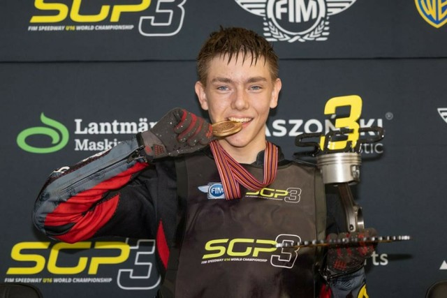 Rasmus Karlsson wygrał w zeszłym roku SGP3, czyli indywidualne mistrzostwa świata do lat 16.