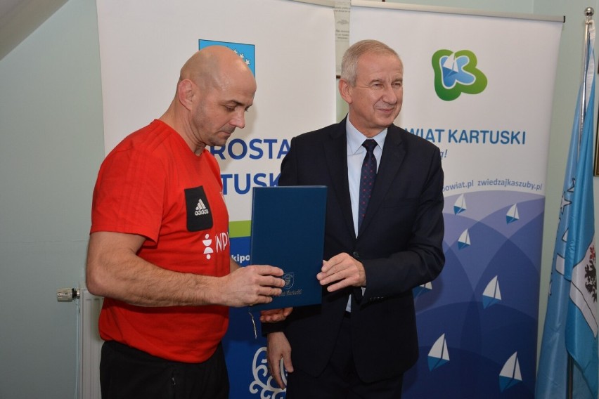 Starosta kartuski uhonorował nagrodami najlepszych sportowców