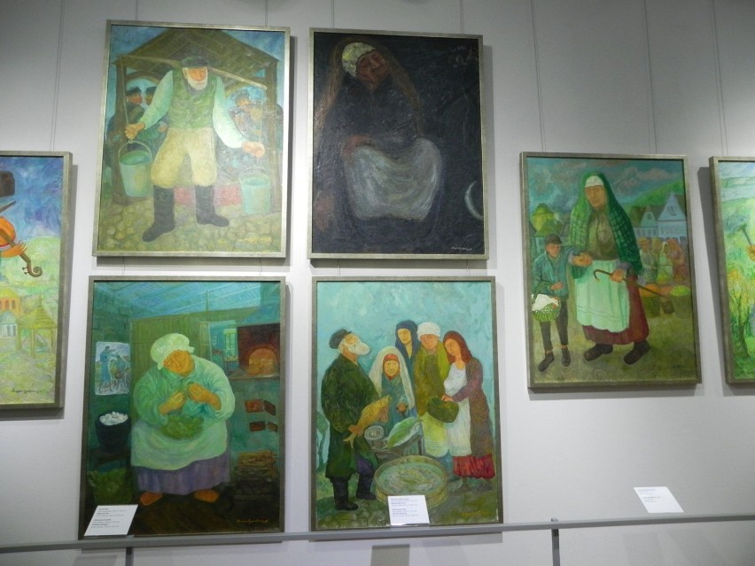 Malarstwo Chaima Goldberga w Kazimierzu Dolnym.