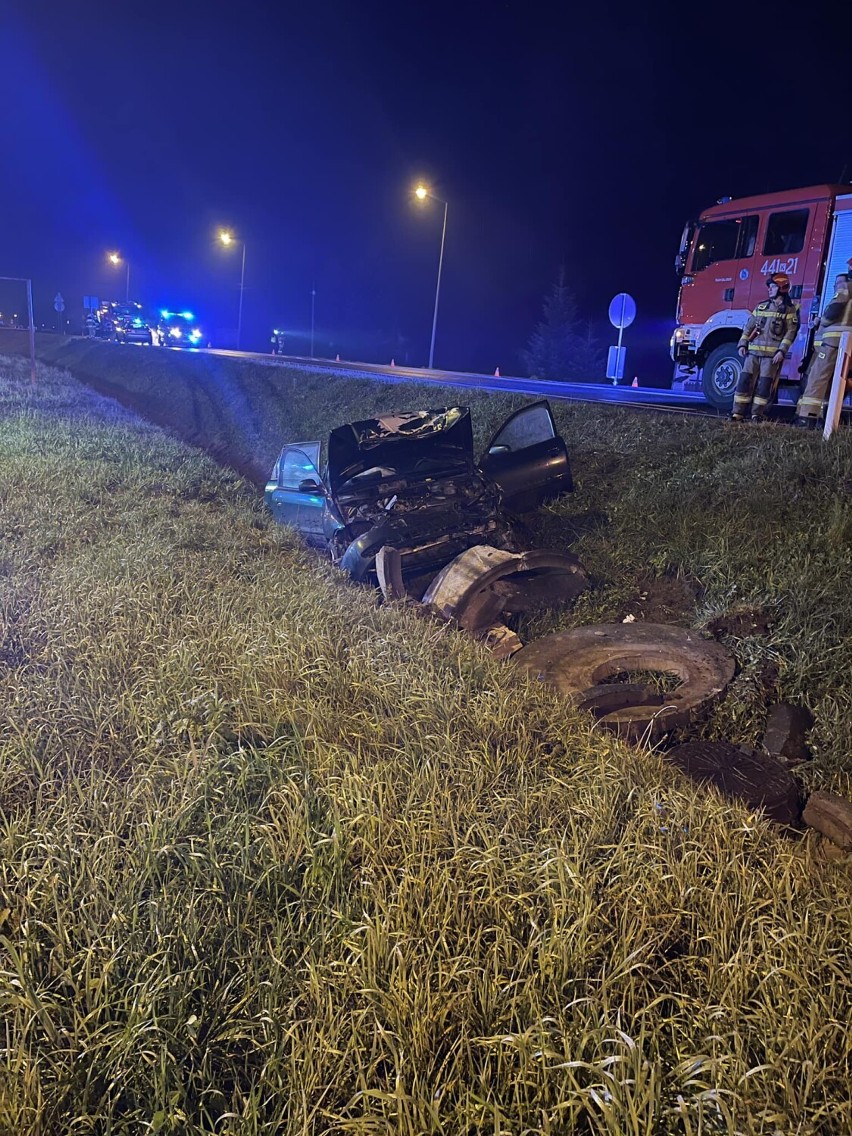 Gorlice. Najpierw poszukiwania zaginionego, a później dwa wypadki na DK 28 na obwodnicy miasta oraz w Klęczanach