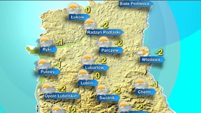 Pogoda na Lubelszczyźnie 8 grudnia