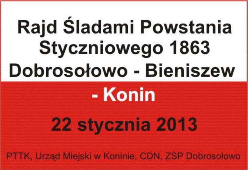 Konin. Rajd Śladami Powstania Styczniowego [ZDJĘCIA]