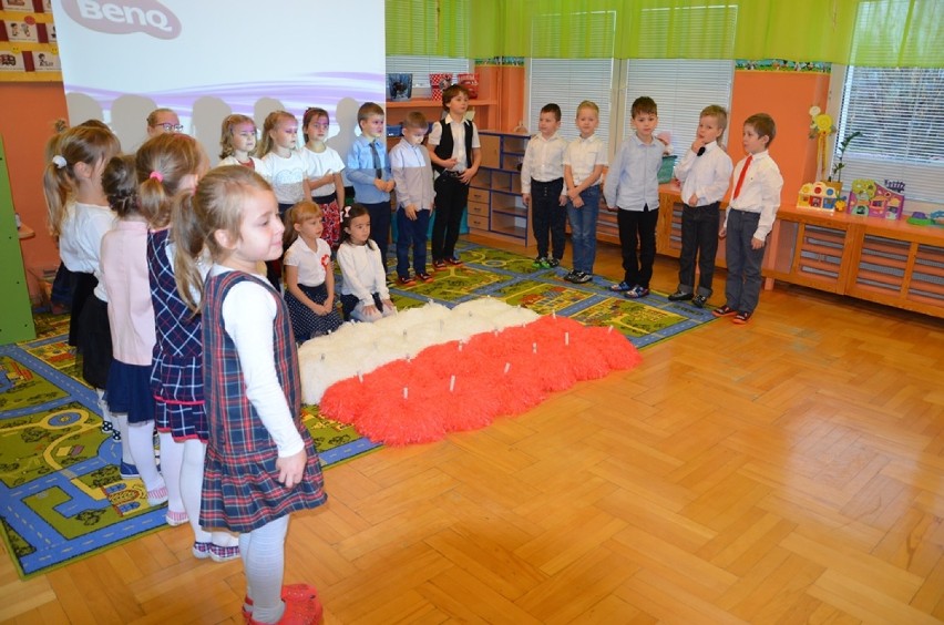 Uroczystość z okazji Dnia Niepodległości w Przedszkolu nr 4 w Złotowie