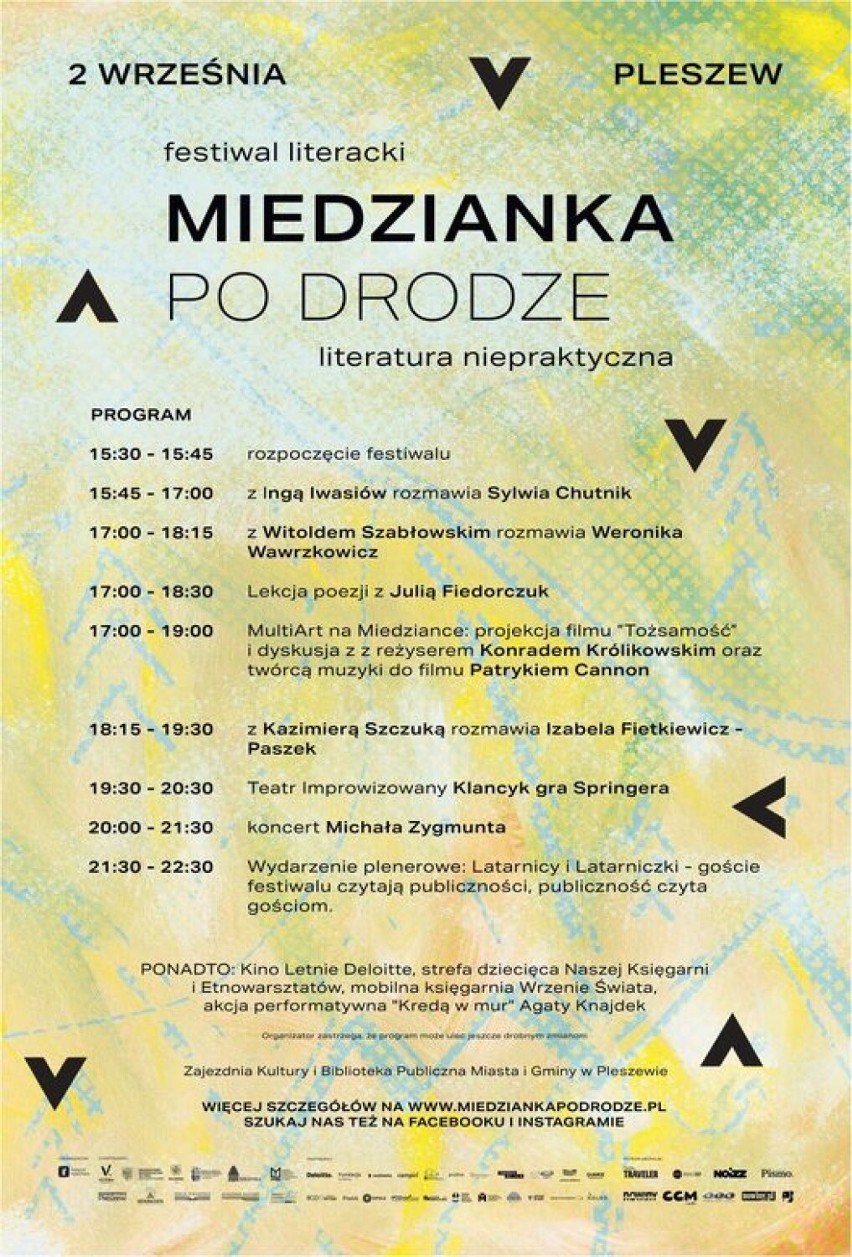 Program Festiwalu Miedzianka po Drodze w Pleszewie