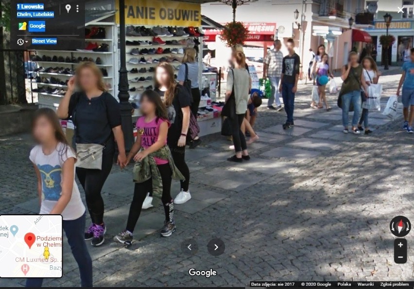 Kamery Google Street View jeździły po Chełmie w 2013 i 2017