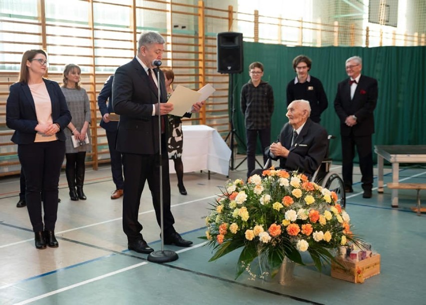 Alojzy Spychała świętował setne urodziny (6.02.2020).