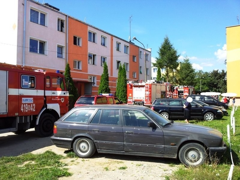 Pożar piwnicy w powiecie braniewskim [Zdjęcia]