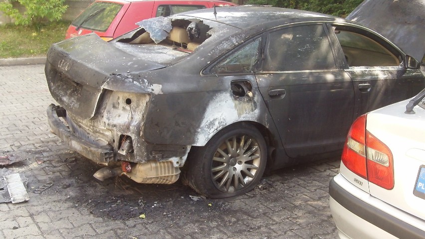 Lublin: Spłonęło kolejne auto (zobacz WIDEO i ZDJĘCIA)