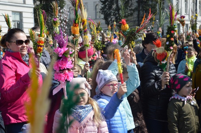 Niedziela Pal;mowa 2019 w Piotrkowie Trybunalskim