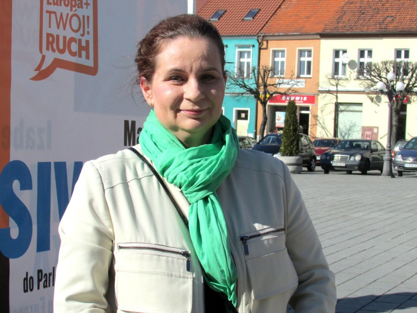 Monika Kosińska, kandydatka do Europarlamentu.