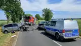 Makabryczny wypadek koło Bolesławca. Lądował śmigłowiec LPR, który zabrał do szpitala ciężko ranną dziewczynkę