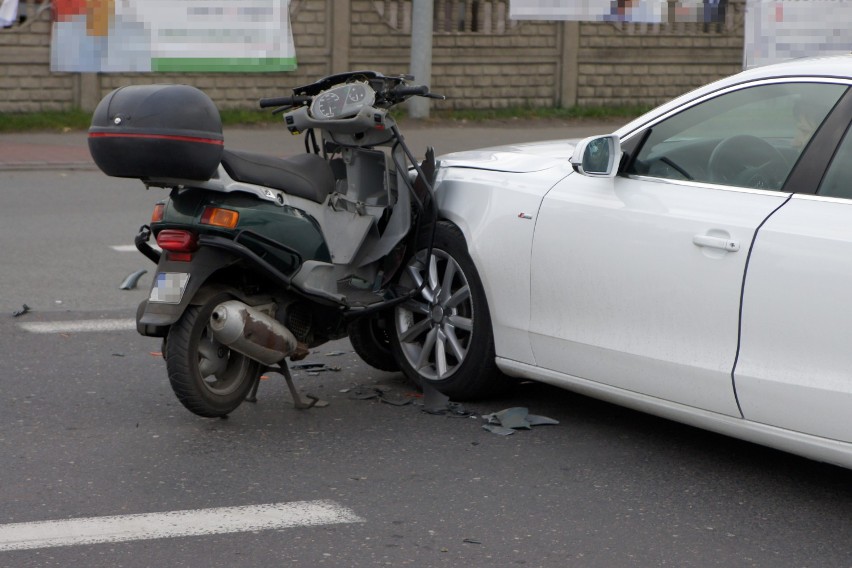Wypadek na ulicy Częstochowskiej w Kaliszu