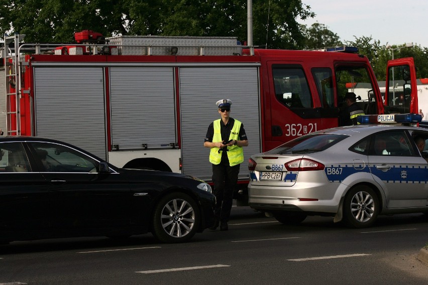 Wypadek na ulicy Jaworzyńskiej w Legnicy [ZDJĘCIA]