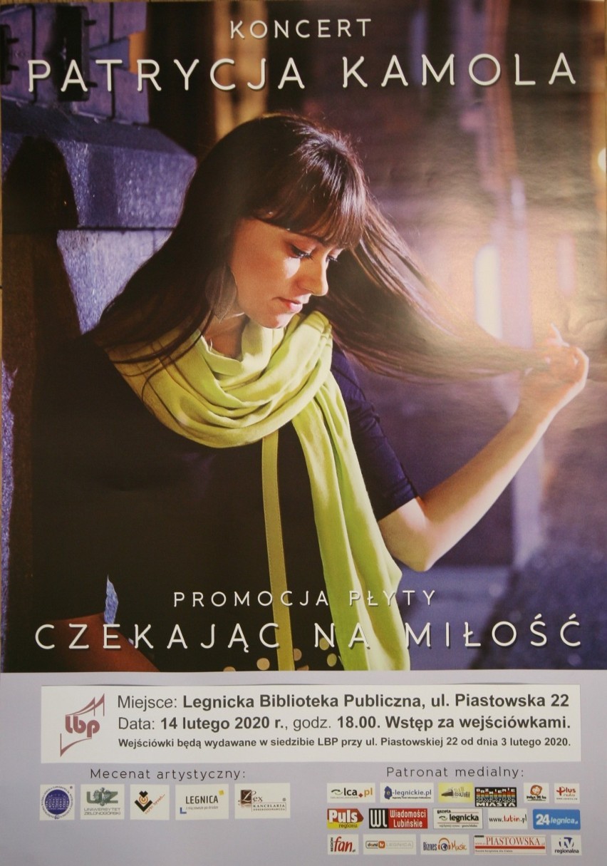 Koncert "Czekając na miłość" Patrycji Kamoli odbędzie się 14...