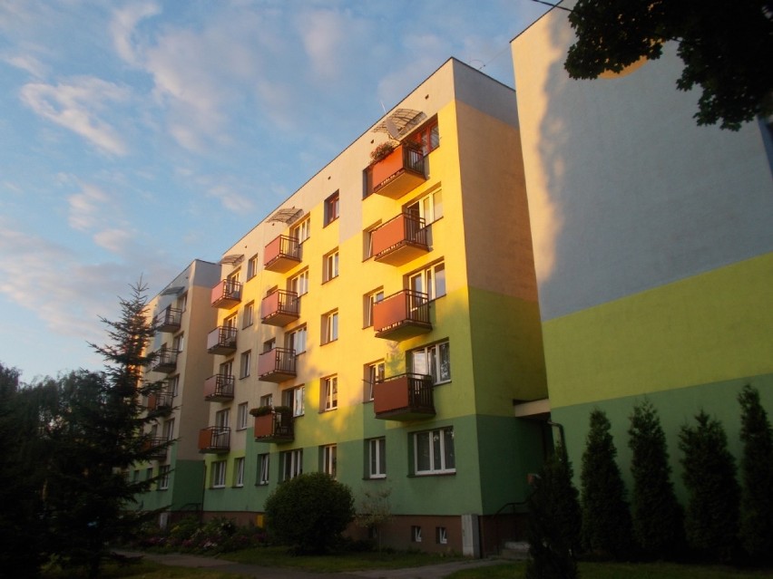 Kolorowe bloki w Mikołowie
