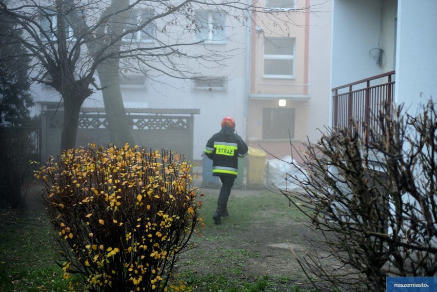 Tragiczny pożar w centrum Włocławka. Nie żyje 68-letni mężczyzna [zdjęcia, wideo]