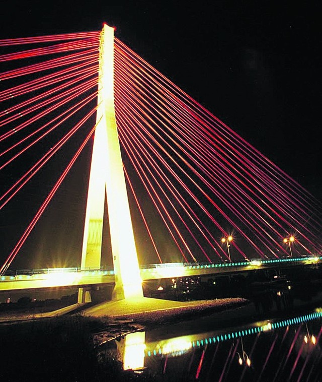 Most wantowy -  fragment Trasy Sucharskiego