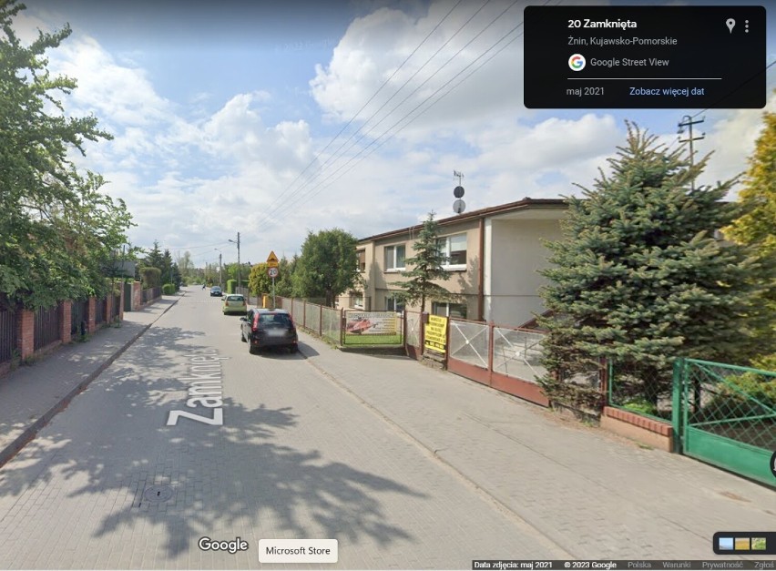 Na liście Google sporo jest ulic ze Żnina. Które są...