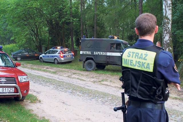 Po godz. 19 patrol saperów z Tomaszowa Mazowieckiego wywiózł niebezpieczne znalezisko.