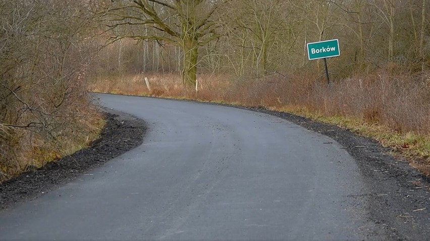 Ponad 2,5 km między Borkowem a Wojszynem ma nowy asfalt
