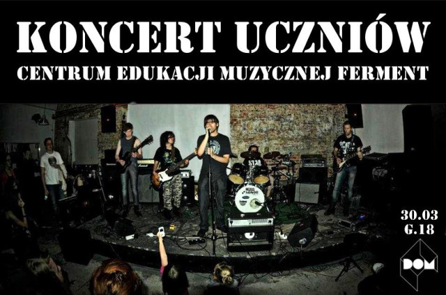 Koncert w klubie DOM oraz zbiórka funduszy dla Fundacji Słonie na balkonie

Sprawdź szczegóły...