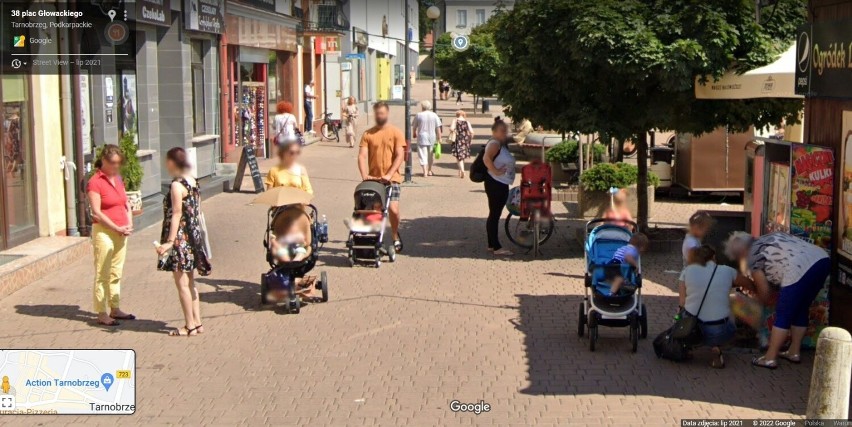 Google Street View w 2021 roku na ulicach Tarnobrzega