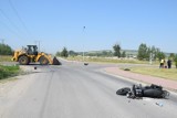 Wypadek na kopalnianej drodze w Kolonii Chabielice. Motocyklista nie przeżył zderzenia z ładowarką