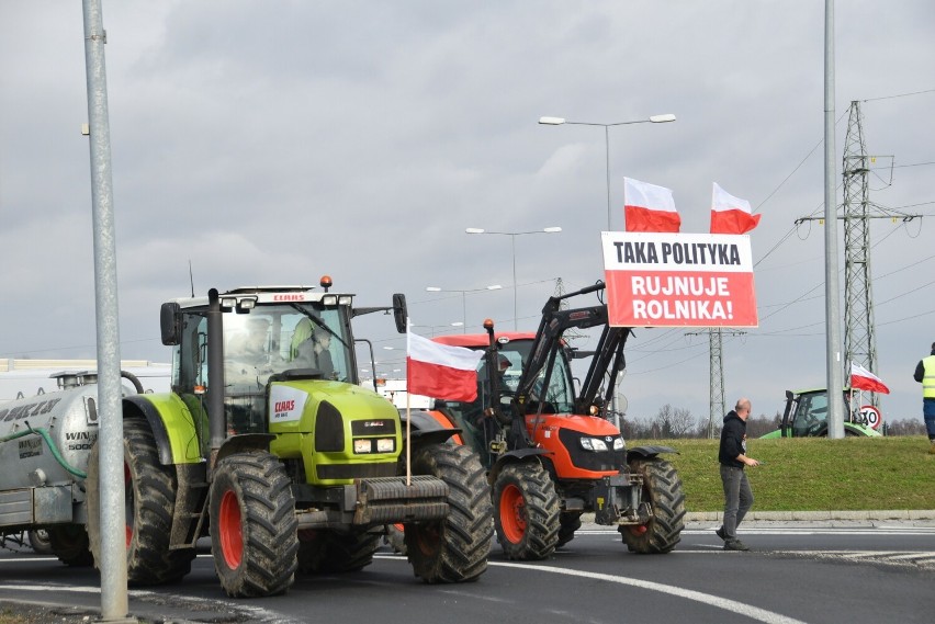 Rolnicze protesty w Tarnowie. 20 lutego 2024