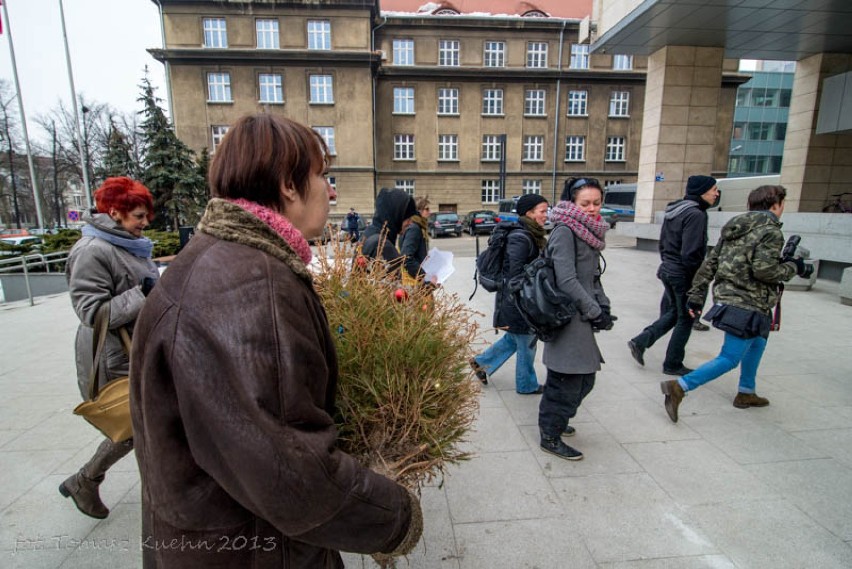 Protest w obronie lokatorów