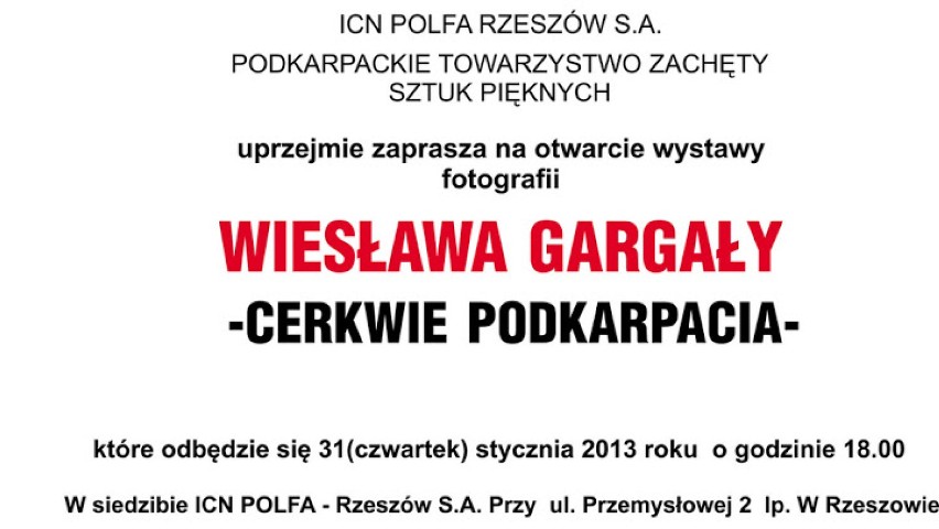 Cerkwie Podkarpacia Wiesława Gargały