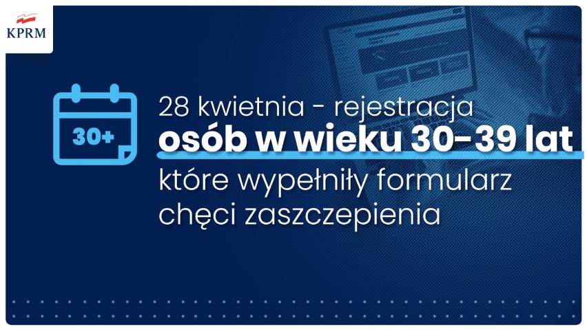 Kolejne roczniki do szczepienia. Są terminy rejestracji do 9 maja