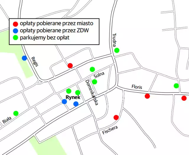 Duża część parkingów w centrum Bochni pozostanie zupełnie darmowa. Kierowcy nie spotkają tam żadnego parkingowego