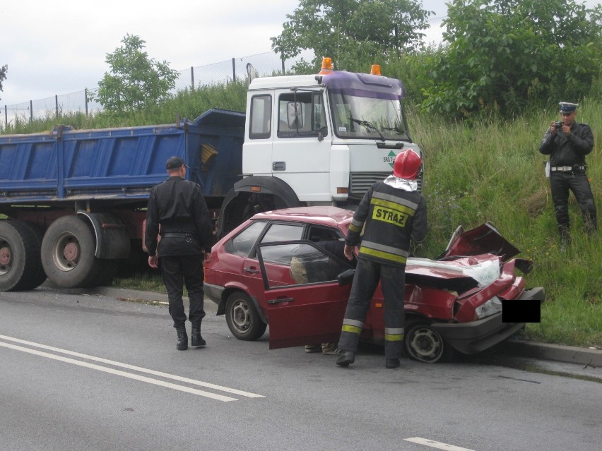 Wypadek w Szamotułach miał miejsce dziś rano przy ulicy...