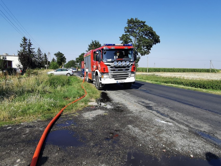 Pożar w powiecie włocławskim