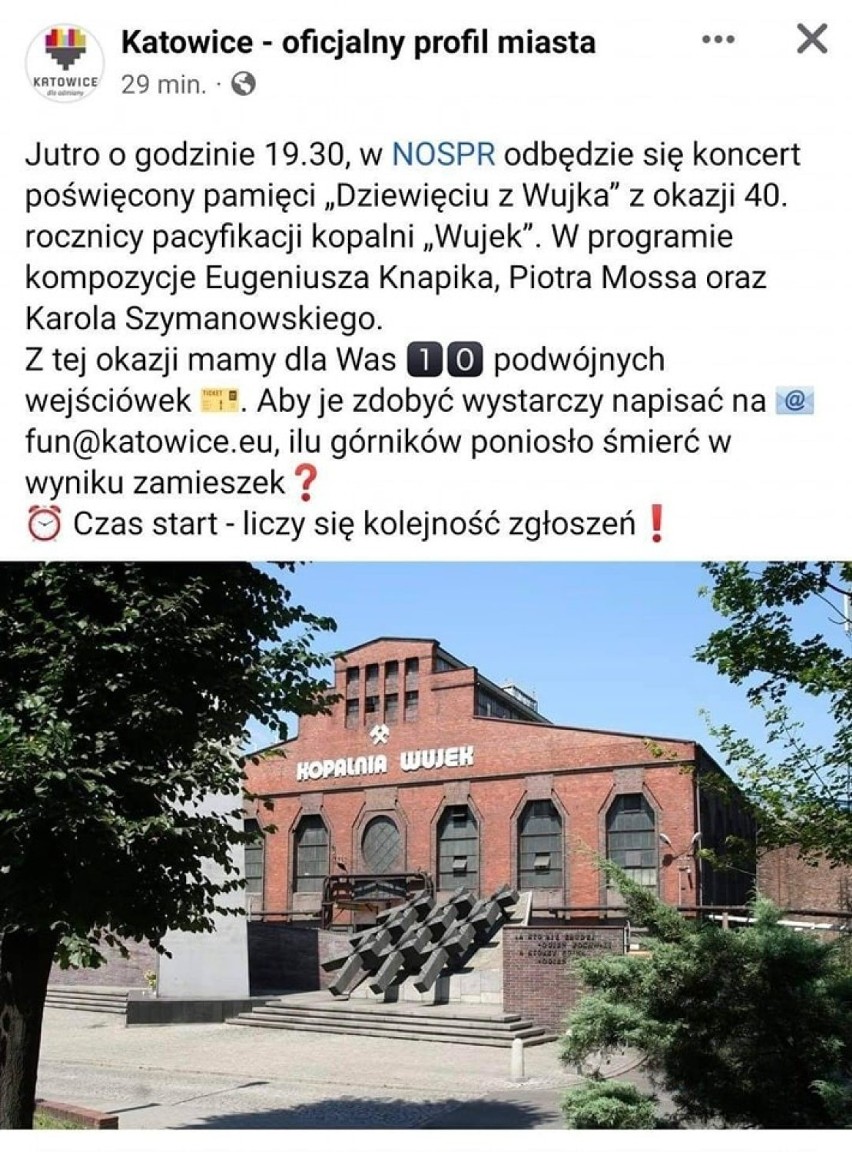 Prezydent Katowic przeprasza za skandaliczny wpis na oficjalnym fanpage'u miasta na Facebooku. Mieszkańcy nie kryją oburzenia