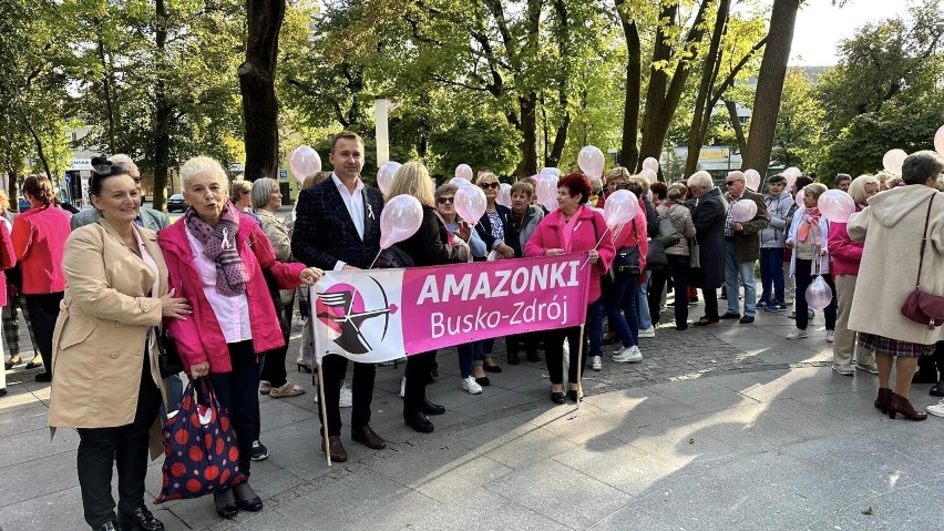 11. Marsz Różowej Wstążeczki w Busku-Zdroju.