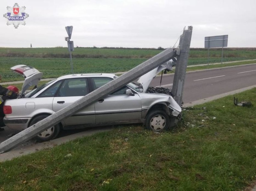 Krasnystaw. 18-latek pędził na łysych oponach, zatrzymał się...