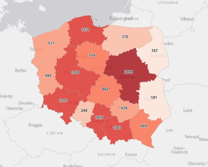 Koronawirus w powiecie wejherowskim. Raport z 22.03