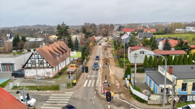 Remont ul. Świętokrzyskiej w Gdańsku na odcinku między ulicami Wieżycką i Wielkopolską [22.11.2019]