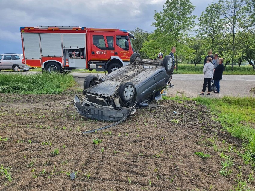 Wypadek w Nowym Dworze w powiecie grudziądzkim. Dachował tam...