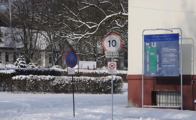 Teren dawnego szpitala okulistycznego w Witkowicach.