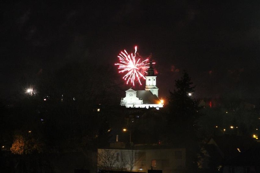 Sylwestrowe szaleństwo w Wolsztynie trwało krótko ale było bardzo efektowne